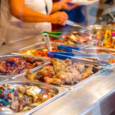 Eat as much as you like Chinese buffet restaurant in London Chinatown