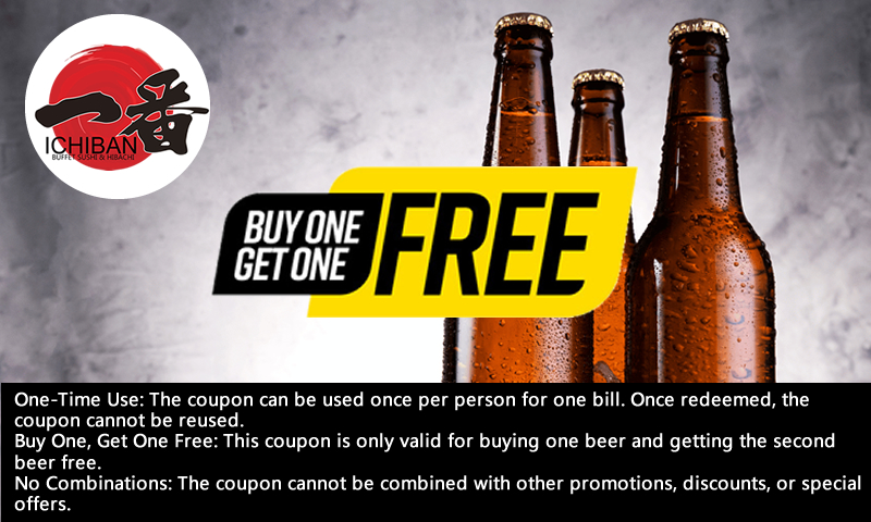 Buy One Get One Free Beer